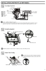 Предварительный просмотр 7 страницы Panasonic WhisperRemodel RG-R811LA Installation Instructions Manual