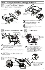 Предварительный просмотр 9 страницы Panasonic WhisperRemodel RG-R811LA Installation Instructions Manual