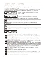 Предварительный просмотр 2 страницы Panasonic WhisperSense FV-08VQCL6 Installation Instructions Manual