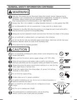 Preview for 3 page of Panasonic WhisperSense FV-08VQCL6 User Manual