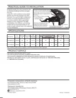 Preview for 12 page of Panasonic WhisperSense FV-08VQCL6 User Manual