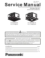 Panasonic WhisperSense FV-11VQC5 Service Manual preview