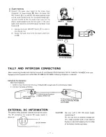 Предварительный просмотр 12 страницы Panasonic WJ-4600C Operating Instructions Manual