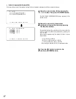 Предварительный просмотр 47 страницы Panasonic WJ-AV20 Operating Instructions Manual