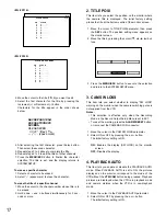 Preview for 17 page of Panasonic WJ-FS109 Operating Instructions Manual