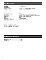 Preview for 31 page of Panasonic WJ-FS109 Operating Instructions Manual