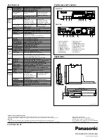 Preview for 2 page of Panasonic WJ-GXD400 Specifications