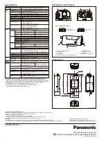 Preview for 2 page of Panasonic WJ-GXE100 Specifications