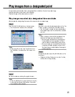 Preview for 43 page of Panasonic WJ-HD616G Operating Instructions Manual