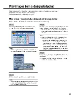 Preview for 43 page of Panasonic WJ-HD616K Operating Instructions Manual