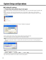 Preview for 8 page of Panasonic WJ-HD88 Network Operating Instructions