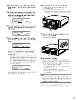 Preview for 27 page of Panasonic WJ-HDE400 Installation Manual