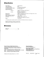 Preview for 4 page of Panasonic WJ-MPU850 Instructions