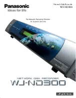 Preview for 1 page of Panasonic WJ-ND300 Administrator Console Brochure & Specs