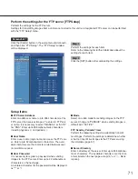 Предварительный просмотр 71 страницы Panasonic WJ-ND300A Setup Instructions