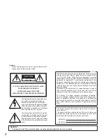 Предварительный просмотр 2 страницы Panasonic WJ-NT104 Operating Instructions Manual