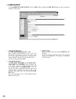 Предварительный просмотр 48 страницы Panasonic WJ-NT104 Operating Instructions Manual