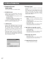 Предварительный просмотр 57 страницы Panasonic WJ-NT104 Operating Instructions Manual