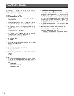 Предварительный просмотр 72 страницы Panasonic WJ-NT104 Operating Instructions Manual