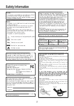 Preview for 2 page of Panasonic WJ-NX100/2E Important Information Manual