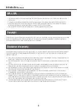 Preview for 8 page of Panasonic WJ-NX100/2E Important Information Manual