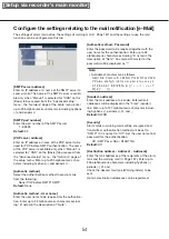 Preview for 54 page of Panasonic WJ-NX200G Operating Instructions Manual