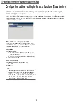 Preview for 73 page of Panasonic WJ-NX200G Operating Instructions Manual