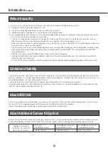 Preview for 10 page of Panasonic WJ-NX400K Important Information Manual