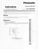 Preview for 1 page of Panasonic WJ-PB85R08 Instructions