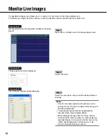 Предварительный просмотр 16 страницы Panasonic WJ-RT416/G Network Operating Instructions