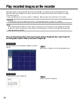 Предварительный просмотр 20 страницы Panasonic WJ-RT416/G Network Operating Instructions