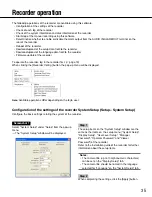 Предварительный просмотр 35 страницы Panasonic WJ-RT416/G Network Operating Instructions