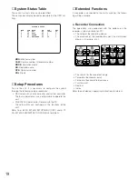 Preview for 18 page of Panasonic WJ-SX 150A Operating Instructions Manual