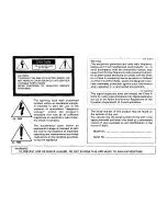 Preview for 2 page of Panasonic WJ300C - SWITCHER/CONTROLLER Operating Instructions Manual