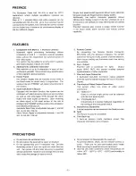 Предварительный просмотр 3 страницы Panasonic WJ410 - BW QUAD SYSTEM Operating Instructions Manual