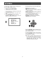 Предварительный просмотр 23 страницы Panasonic WJFS616 - SWITCHER Operating Instruction