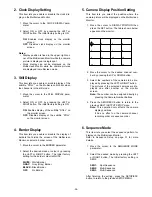 Preview for 28 page of Panasonic WJFS616 - SWITCHER Operating	 Instruction