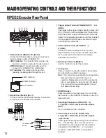 Preview for 12 page of Panasonic WJGXE900 - MPEG2 ENCODER Operating Instructions Manual