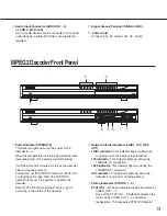 Preview for 13 page of Panasonic WJGXE900 - MPEG2 ENCODER Operating Instructions Manual