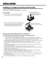 Preview for 30 page of Panasonic WJGXE900 - MPEG2 ENCODER Operating Instructions Manual