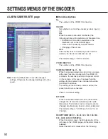 Preview for 50 page of Panasonic WJGXE900 - MPEG2 ENCODER Operating Instructions Manual