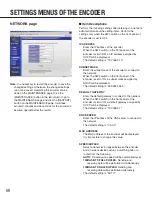 Preview for 56 page of Panasonic WJGXE900 - MPEG2 ENCODER Operating Instructions Manual