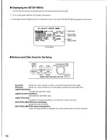 Предварительный просмотр 16 страницы Panasonic WJHD100 - DIGITAL DISC RECORDE Operating Instructions Manual