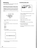 Предварительный просмотр 18 страницы Panasonic WJHD100 - DIGITAL DISC RECORDE Operating Instructions Manual