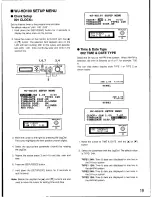 Предварительный просмотр 19 страницы Panasonic WJHD100 - DIGITAL DISC RECORDE Operating Instructions Manual