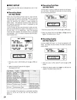 Предварительный просмотр 24 страницы Panasonic WJHD100 - DIGITAL DISC RECORDE Operating Instructions Manual