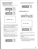 Предварительный просмотр 41 страницы Panasonic WJHD100 - DIGITAL DISC RECORDE Operating Instructions Manual