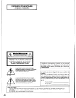 Предварительный просмотр 46 страницы Panasonic WJHD100 - DIGITAL DISC RECORDE Operating Instructions Manual