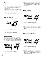 Предварительный просмотр 52 страницы Panasonic WJHD220 - DIGITAL DISK RECORDER Operating Instructions Manual