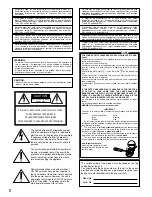 Preview for 2 page of Panasonic WJHD309 - DIGITAL DISK RECORDER Operating Instructions Manual